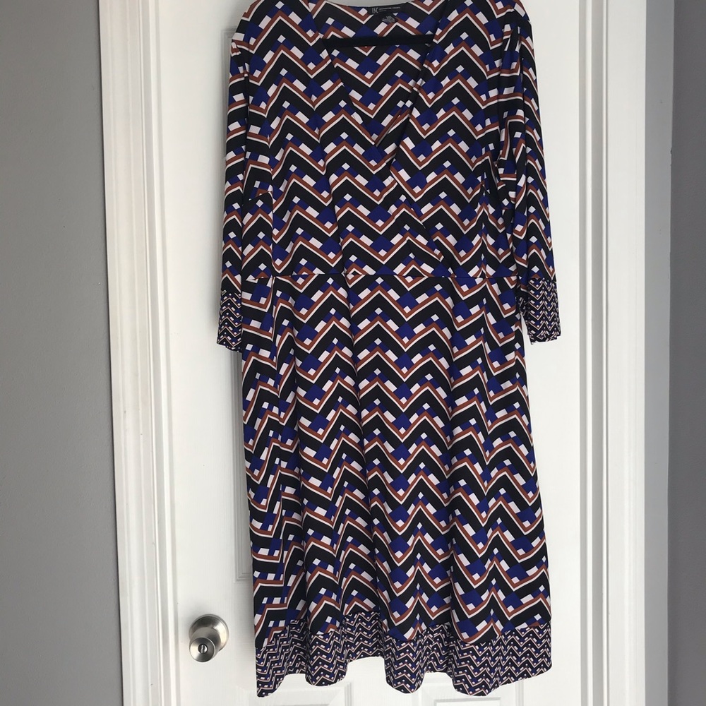 FAUX-WRAP DRESS